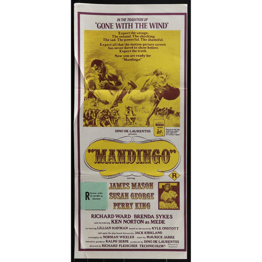 Mandingo (1975) Original Daybill Movie Poster