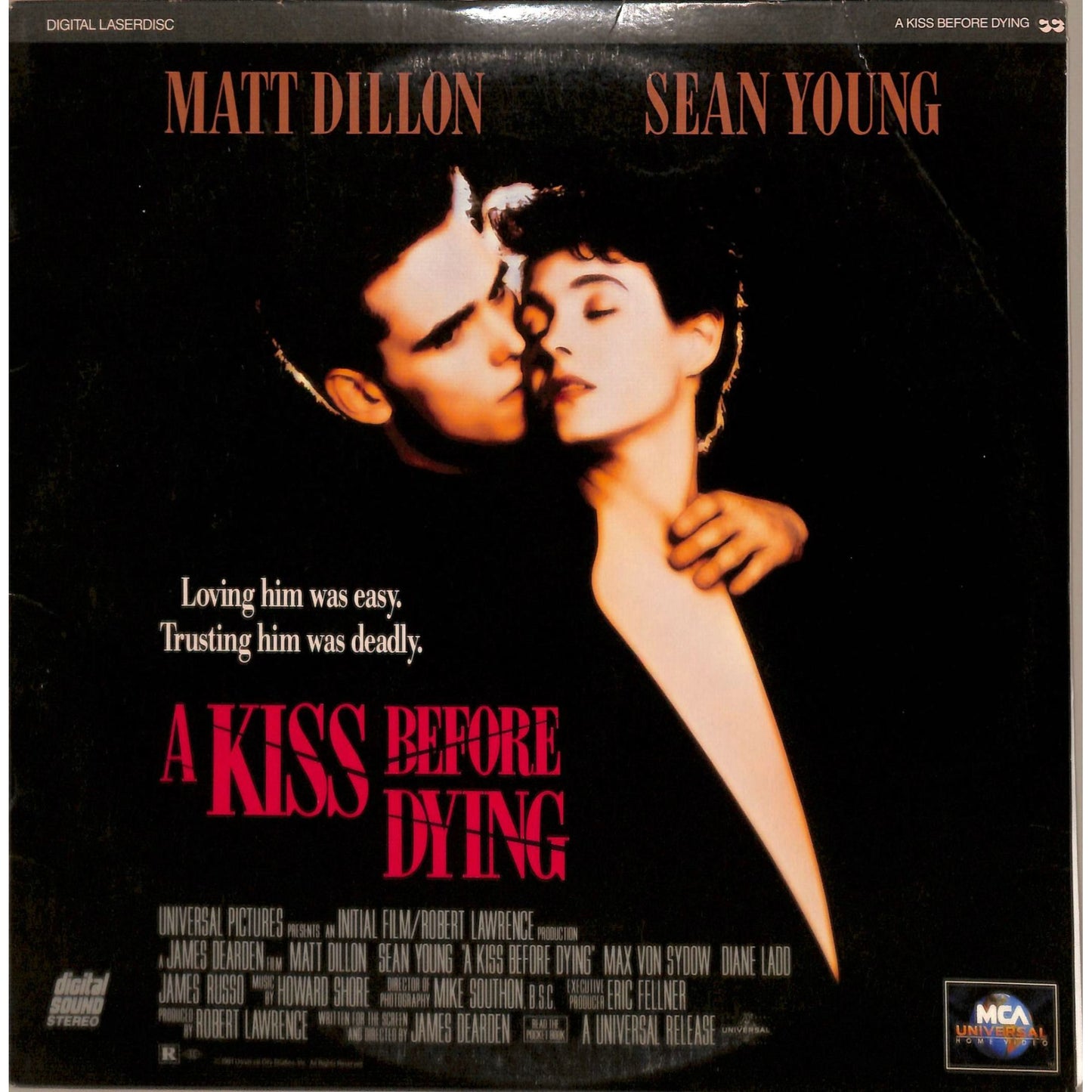 A Kiss Before Dying (1991) Laserdisc