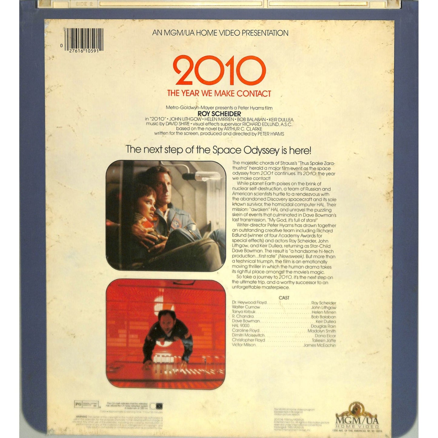 2010: The Year We Make Contact (1984) Vintage CED Videodisc
