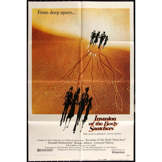 Invasion of the Body Snatchers (1978) Original Advance One-Sheet Poster EM4-29
