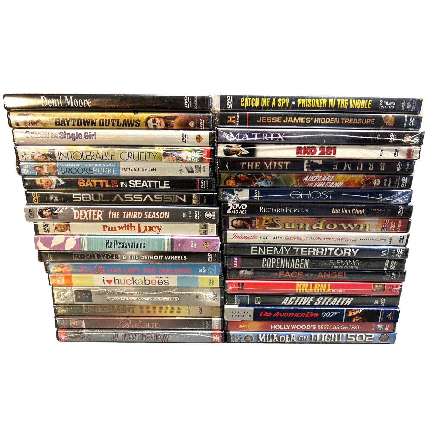 BULK LOT 68 BRAND NEW SEALED DVDs Lots of OOP titles SJ19