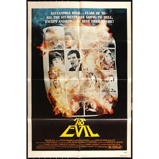 Fear No Evil (1981) Original Movie Horror Poster Folded One-Sheet 27x41 EM4-40