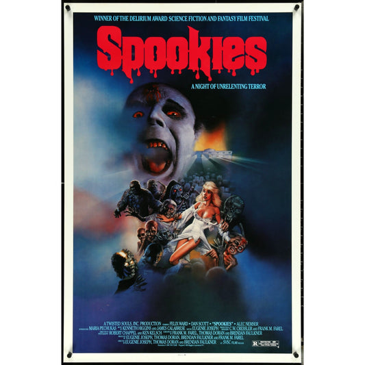 Spookies (1986) Original Horror Movie Poster Rolled One-Sheet NICE! 27x41 EM2-7