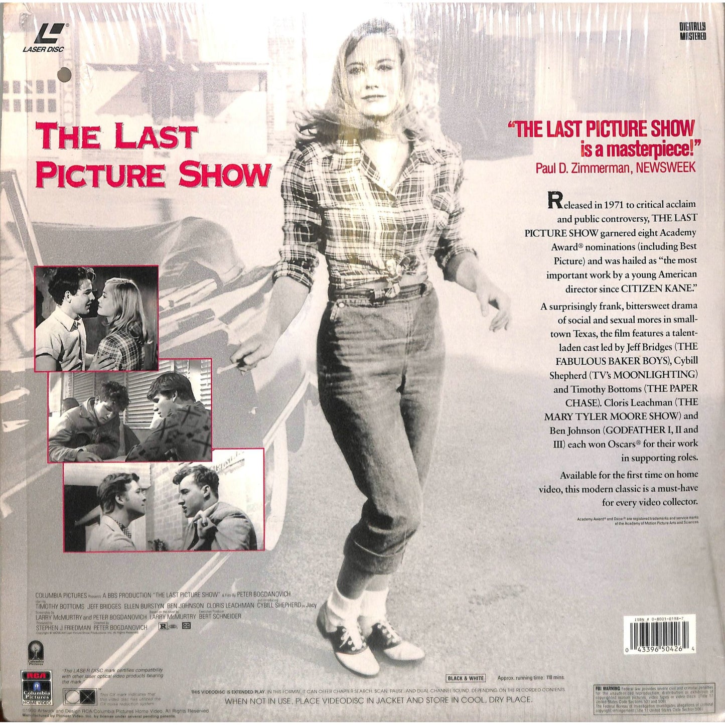 The Last Picture Show (1971) Laserdisc