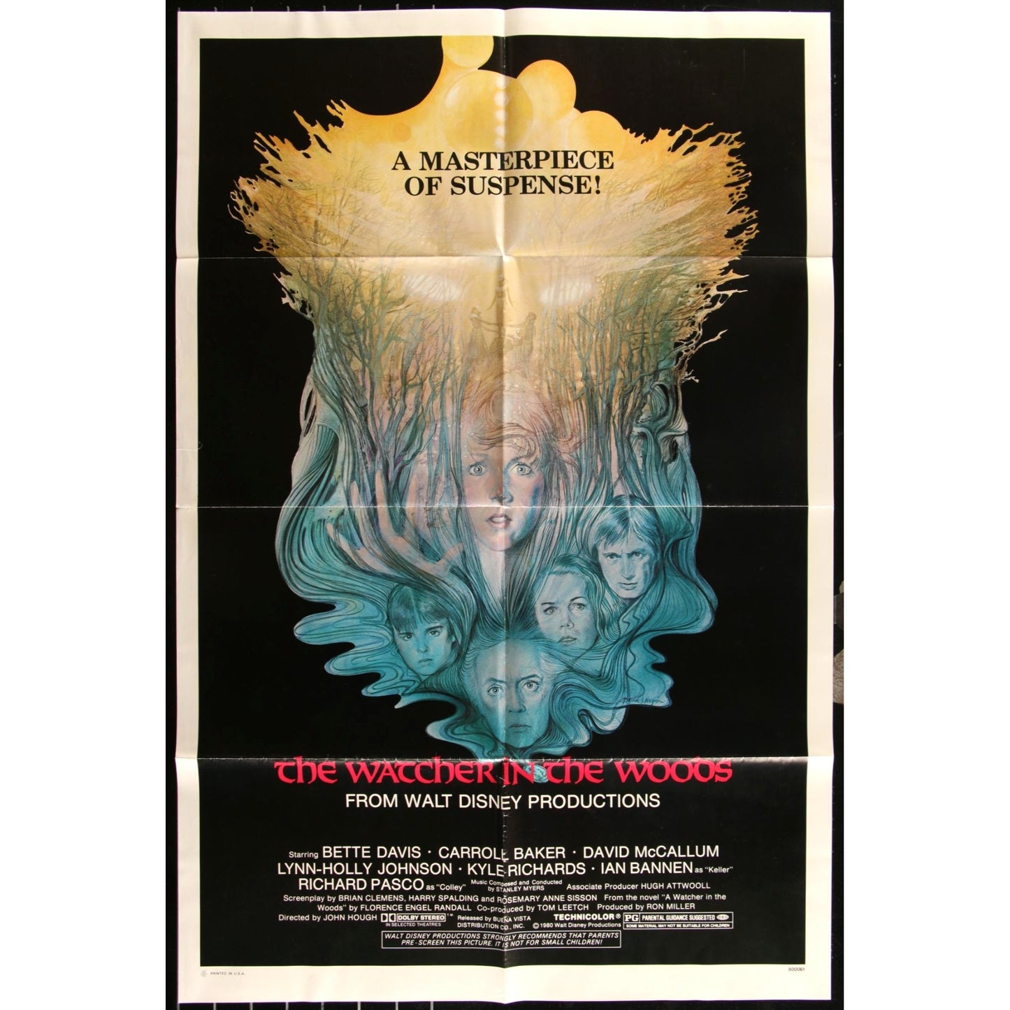 The Watcher in the Woods (1980) Original Movie Poster 27x41 Bette Davis EM4-23
