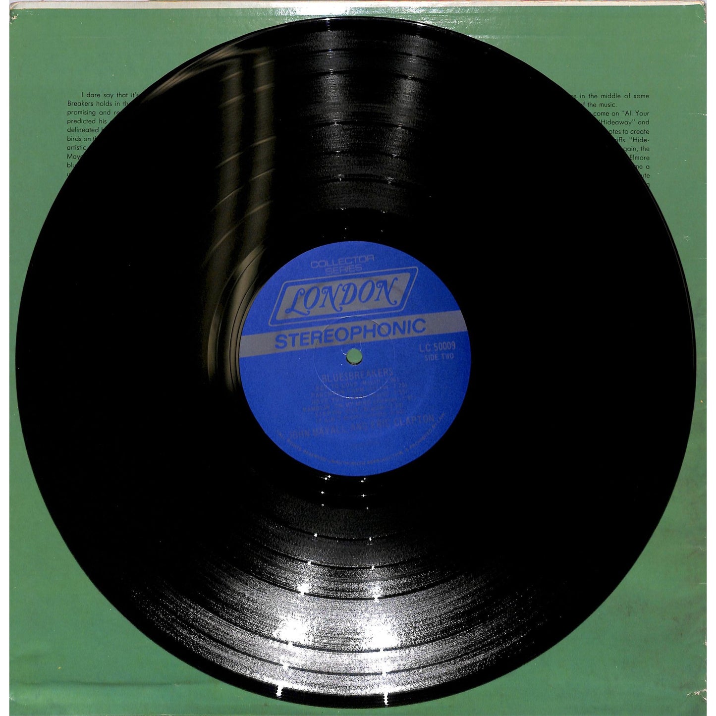 John Mayall / Eric Clapton - Blues Breakers Vinyl Record LC 50009