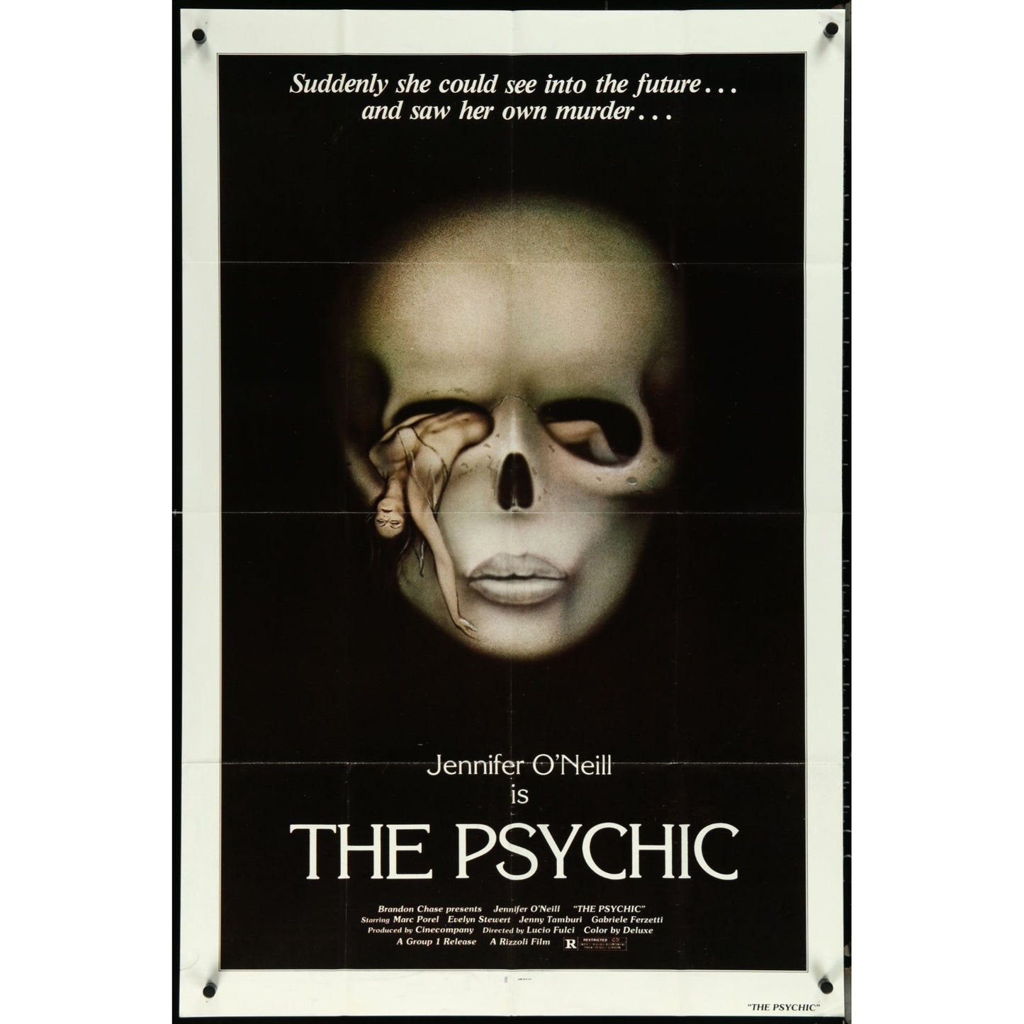 The Psychic (1977) Original Movie Poster Folded 27x41