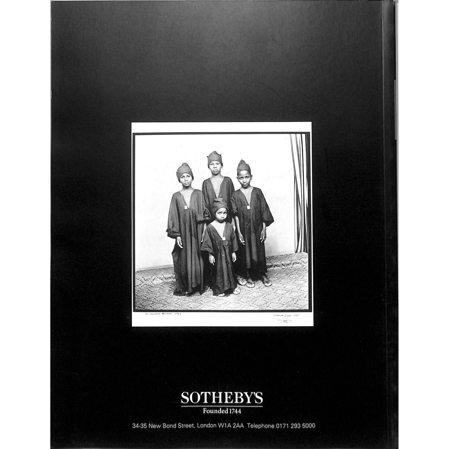 Sotheby's Contemporary African Art Auction Catalog June 24, 1999