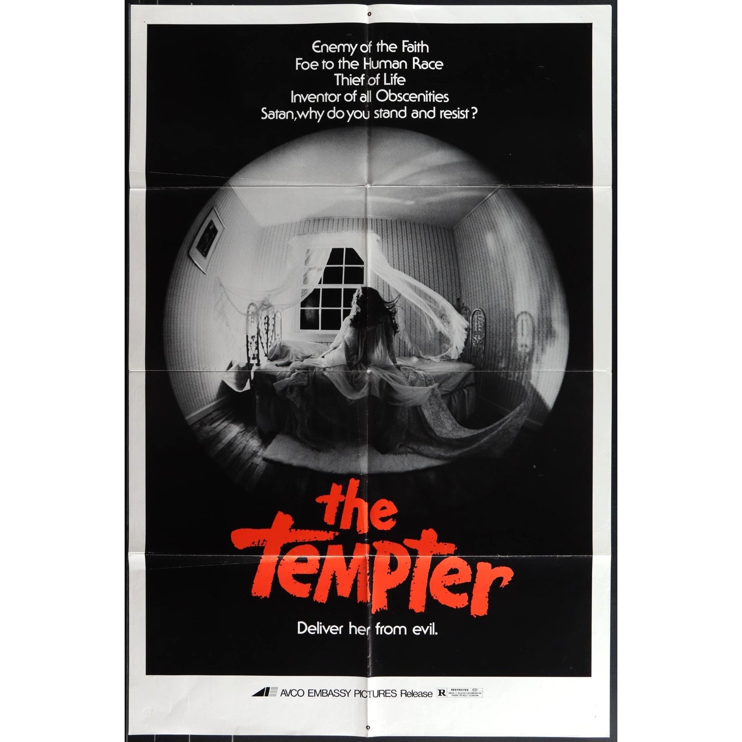 The Tempter AKA The Antichrist (1974) Original Movie Poster Folded 27x41 EM4-154