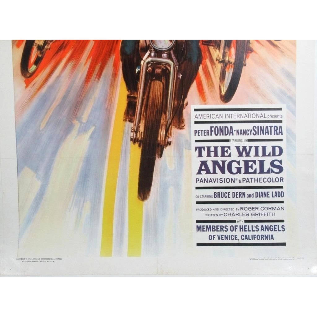 The Wild Angels (1966) Original Vintage Linenbacked One-Sheet Movie Poster