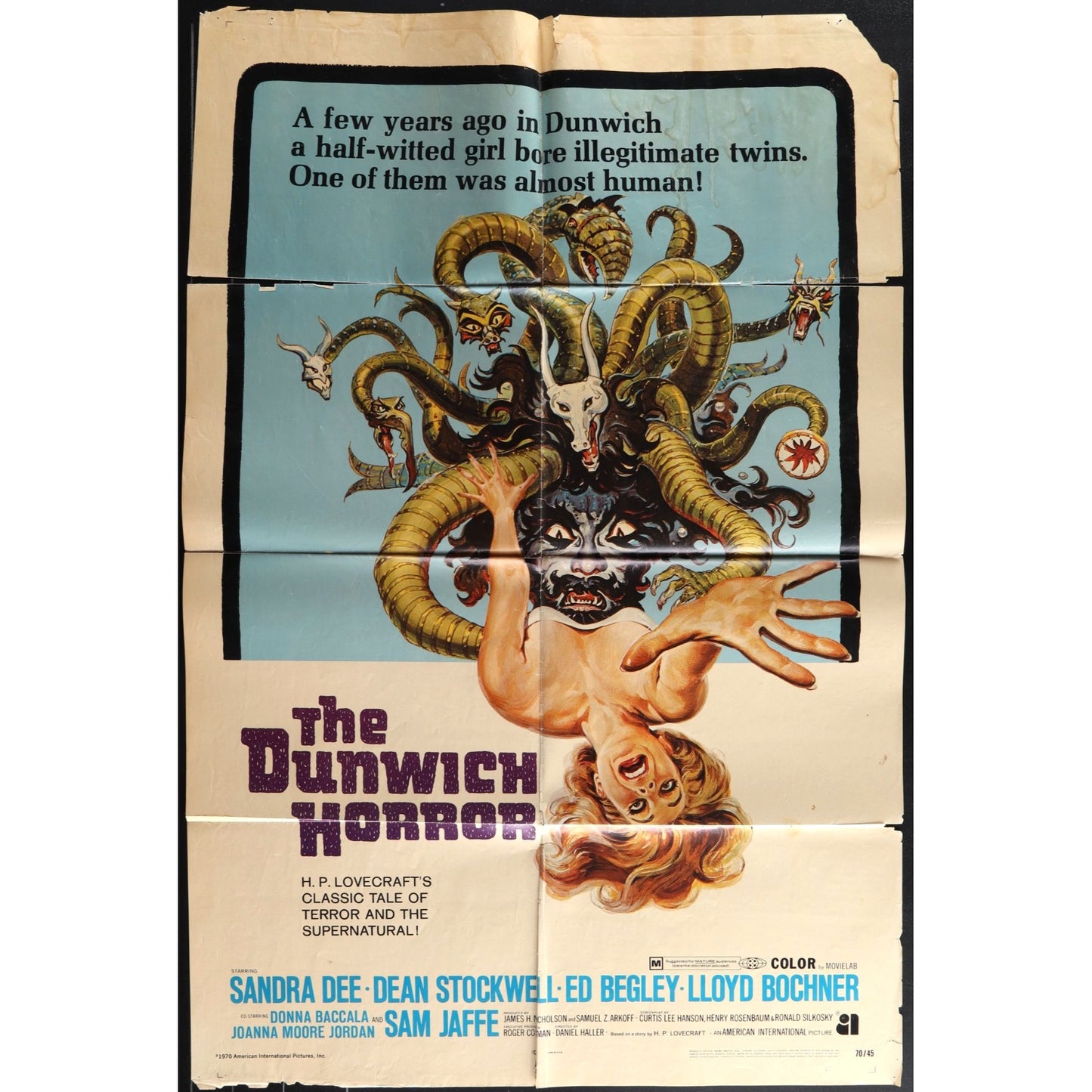 The Dunwich Horror (1970) Original Movie Poster Folded 27x41