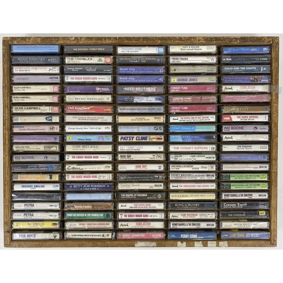 100 Brand New Sealed Cassette Tapes