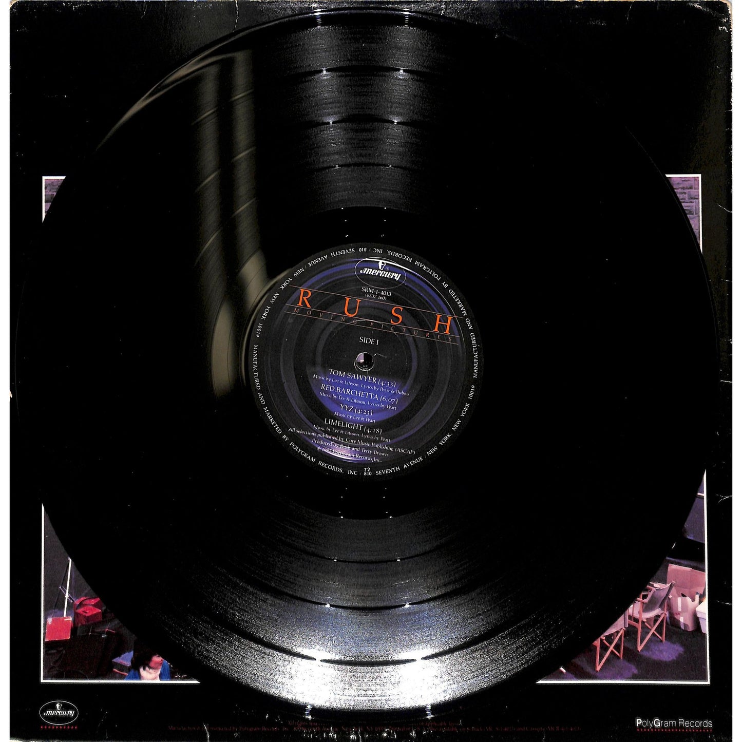 Rush - Moving Pictures Vinyl Record SRM-1-4013