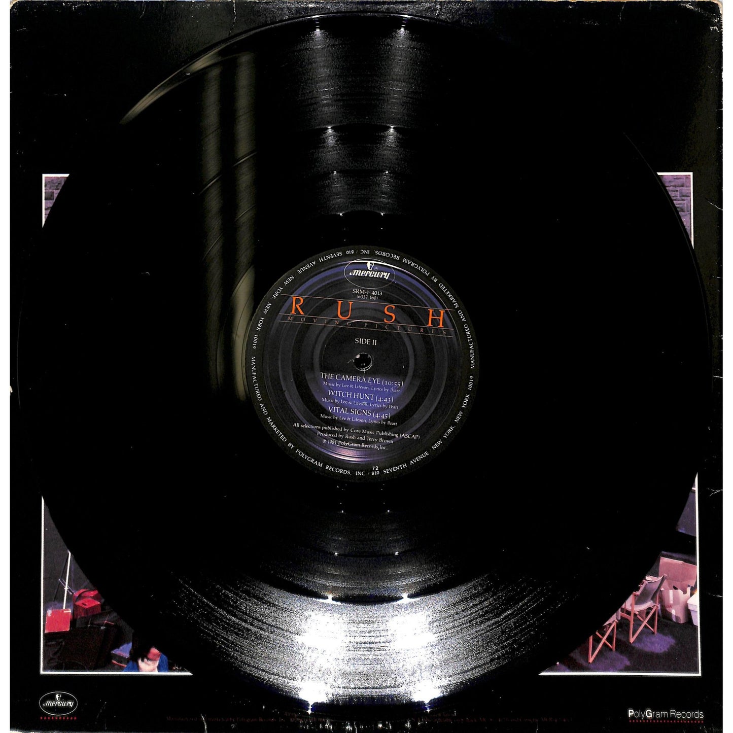 Rush - Moving Pictures Vinyl Record SRM-1-4013