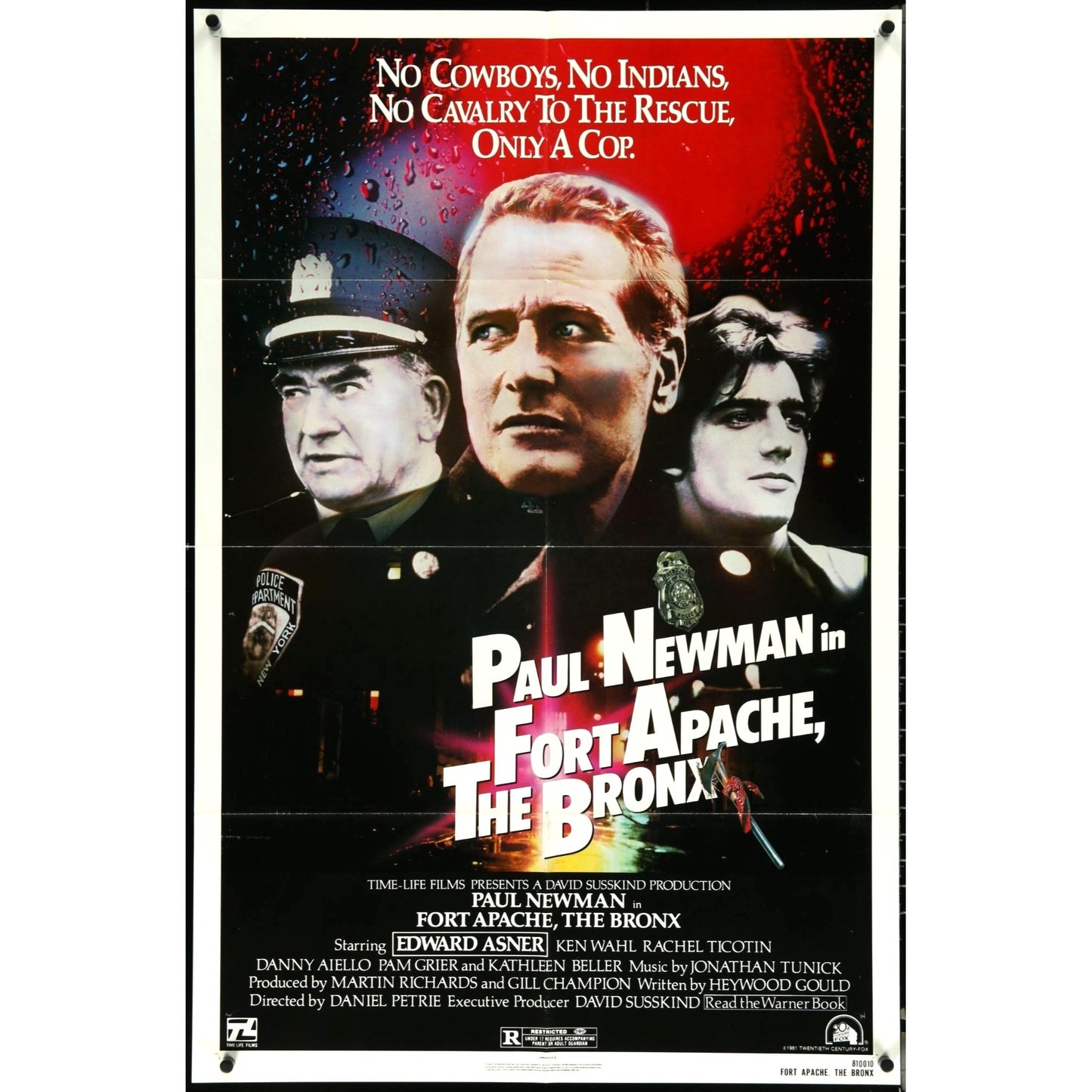 Fort Apache the Bronx (1981) Original Folded Movie Poster 27x41 Newman EM4-108