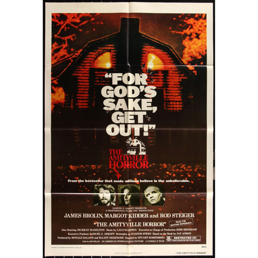 The Amityville Horror (1979) Orig. Horror Movie Poster 27x41 James Brolin EM4-33