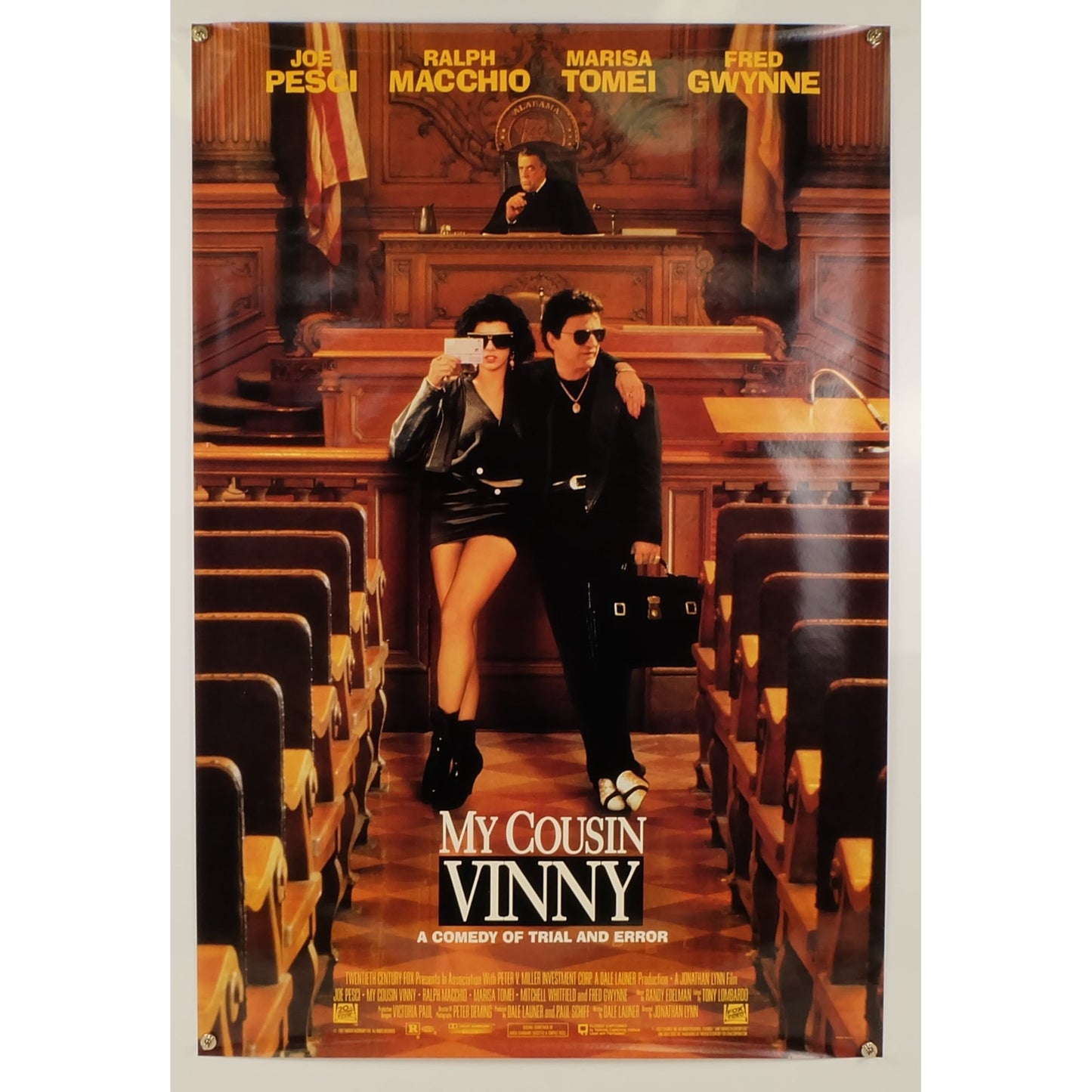 My Cousin Vinny (1992) Original Movie Poster Rolled 27x40
