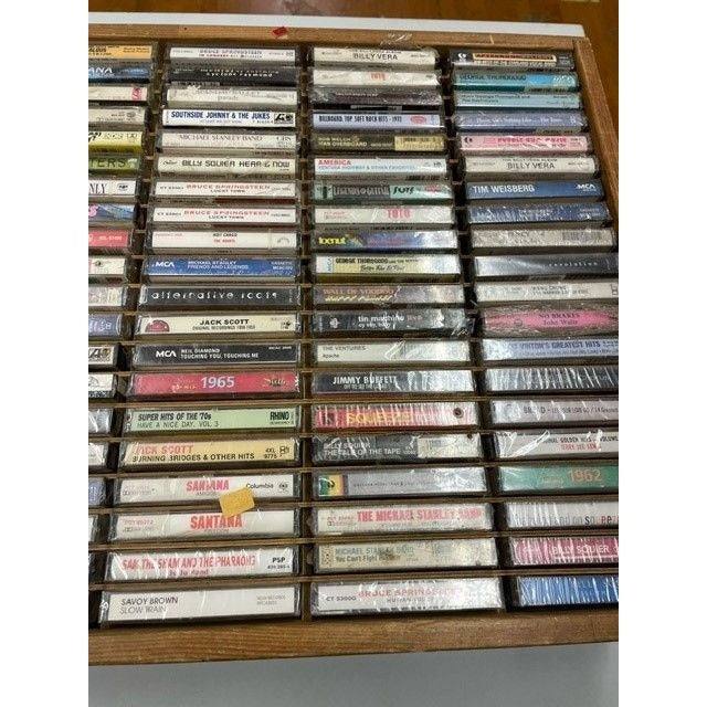 100 Brand New Sealed Cassette Tapes With Shelf