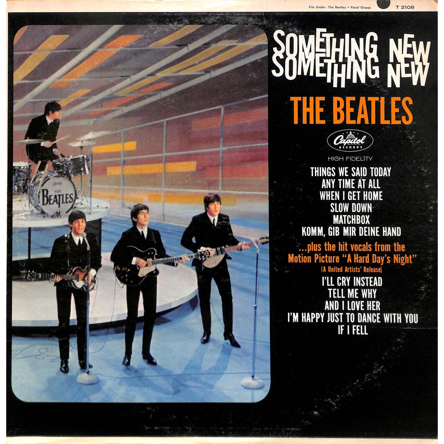 The Beatles - Something New Vinyl Record T-2108