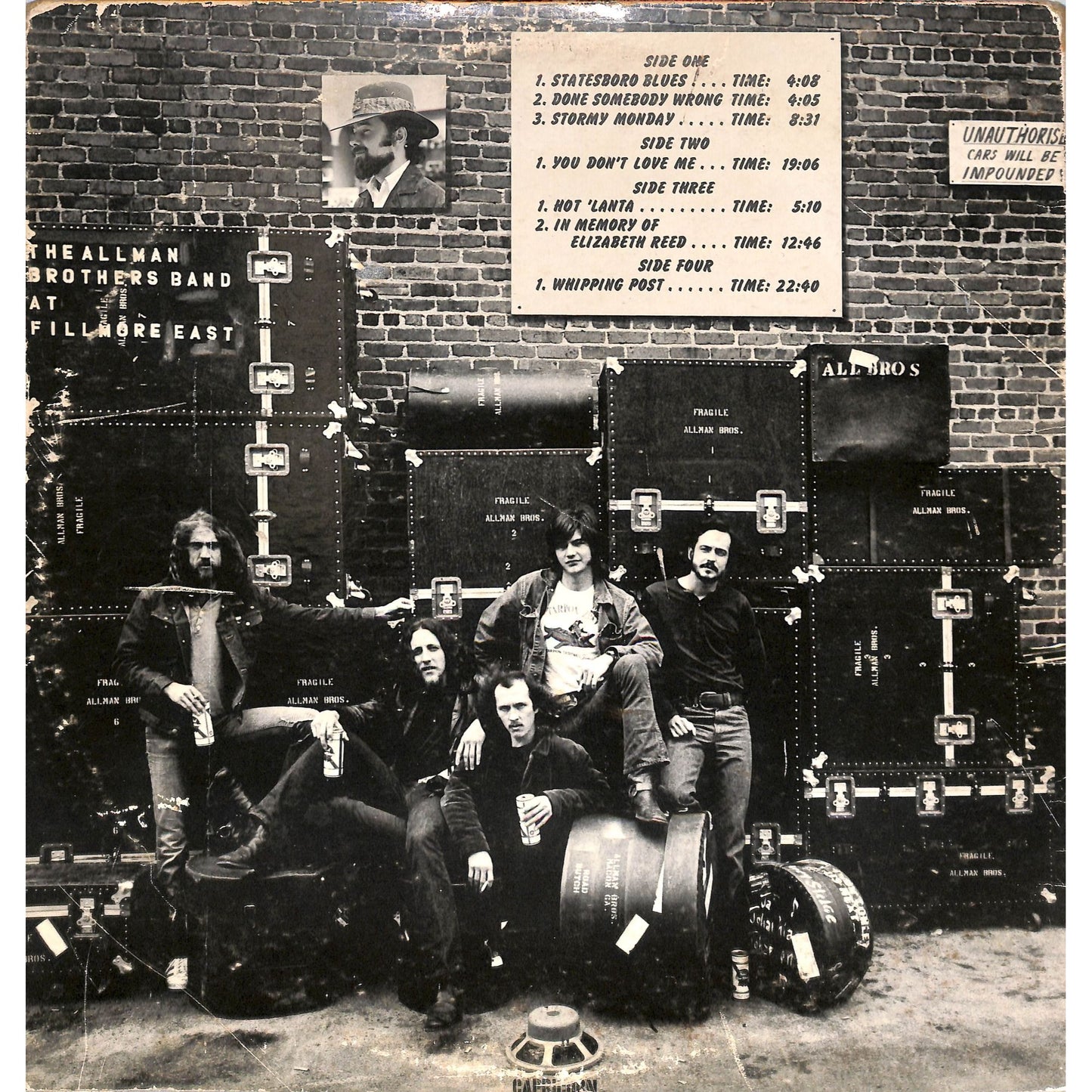 The Allman Brothers Band At Fillmore East 2LP Vinyl Record SD2-802