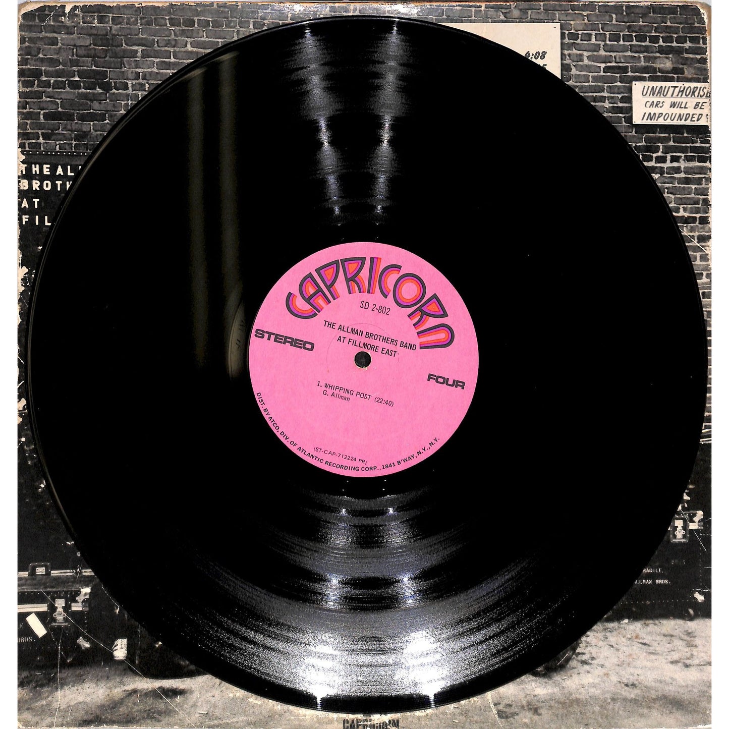 The Allman Brothers Band At Fillmore East 2LP Vinyl Record SD2-802