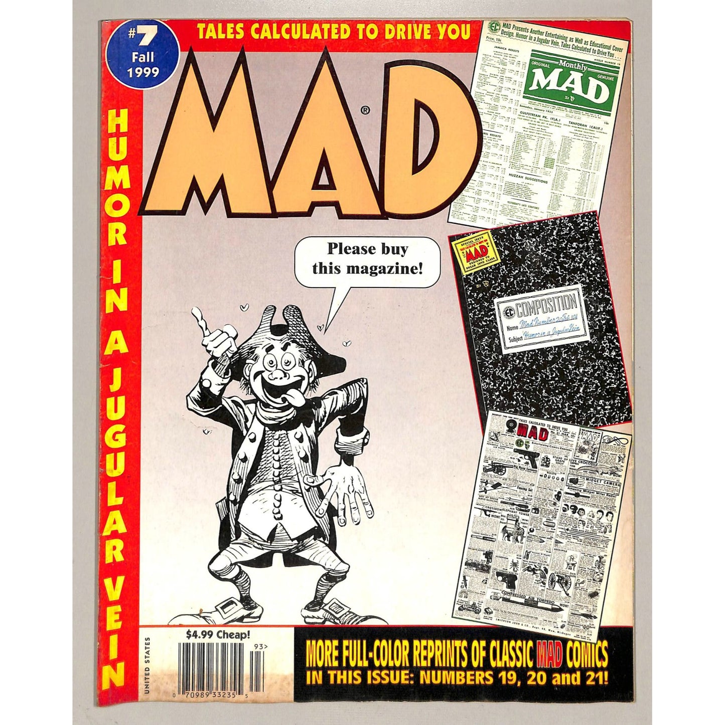 MAD Comic Book Magazine #7 Fall 1999 Excellent Condition