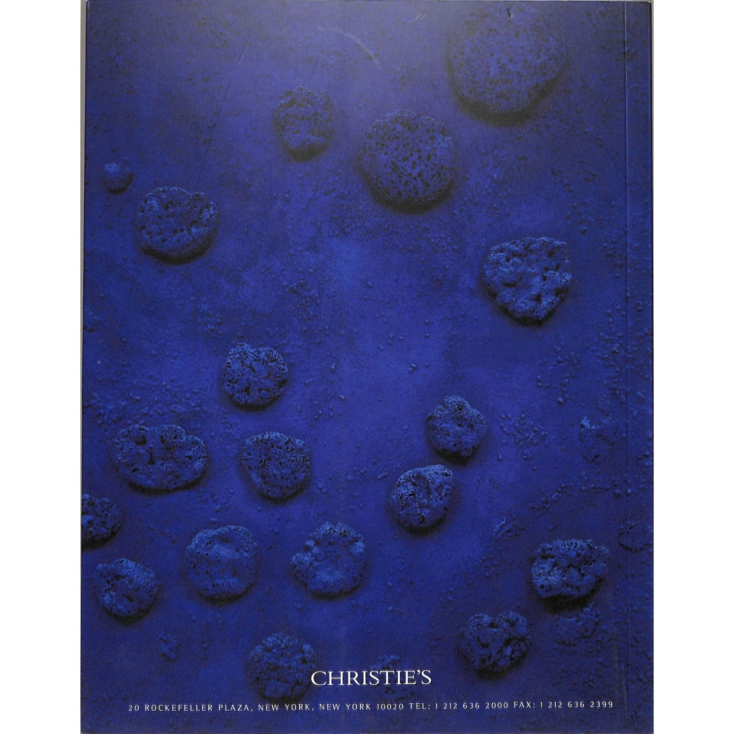 Christie's Post War Auction Catalog November 15, 2000