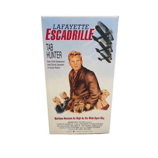 Lafayette Escadrille (1958) VHS BRAND NEW SEALED Tab Hunter Clint Eastwood WW1