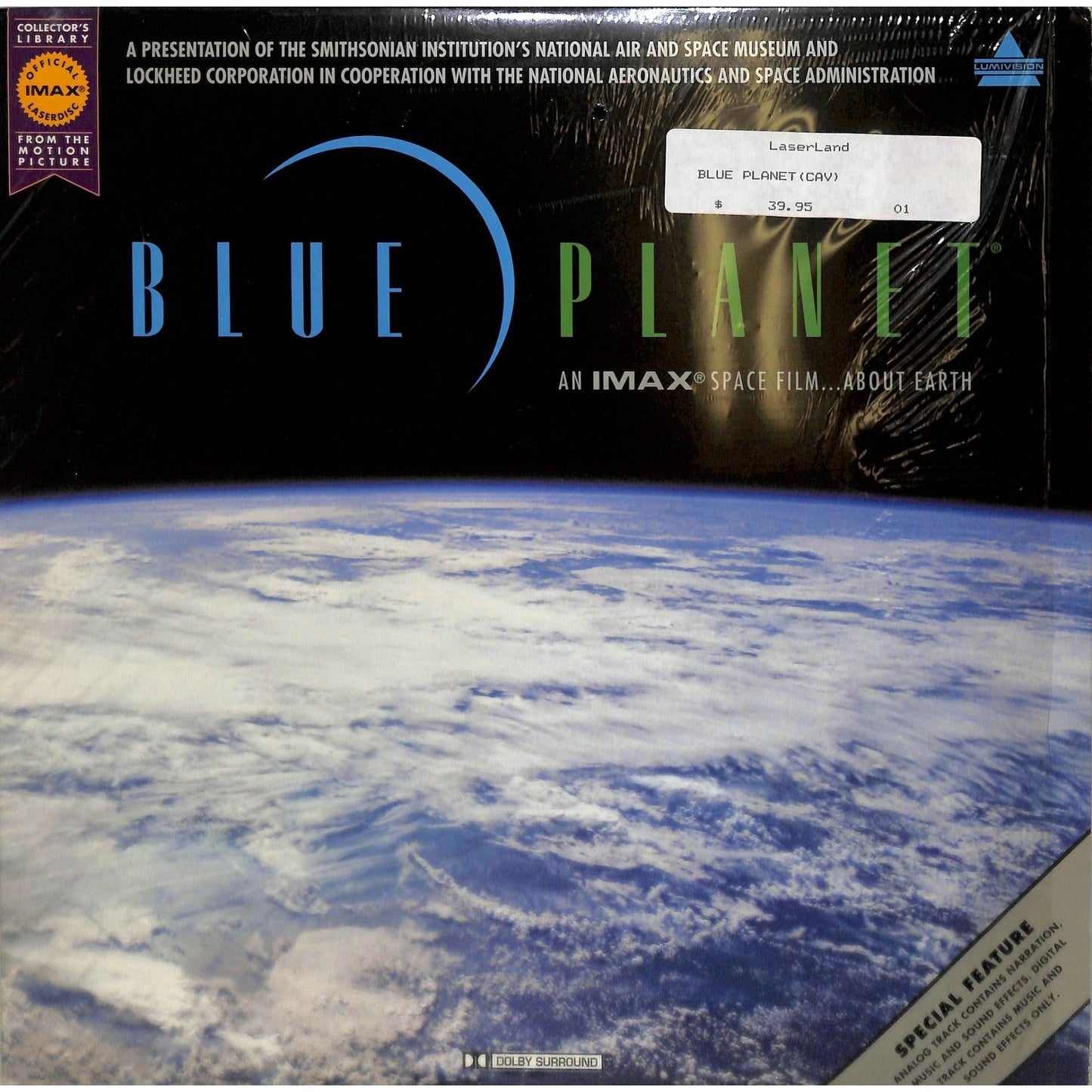 Blue Planet (1990) Laserdisc