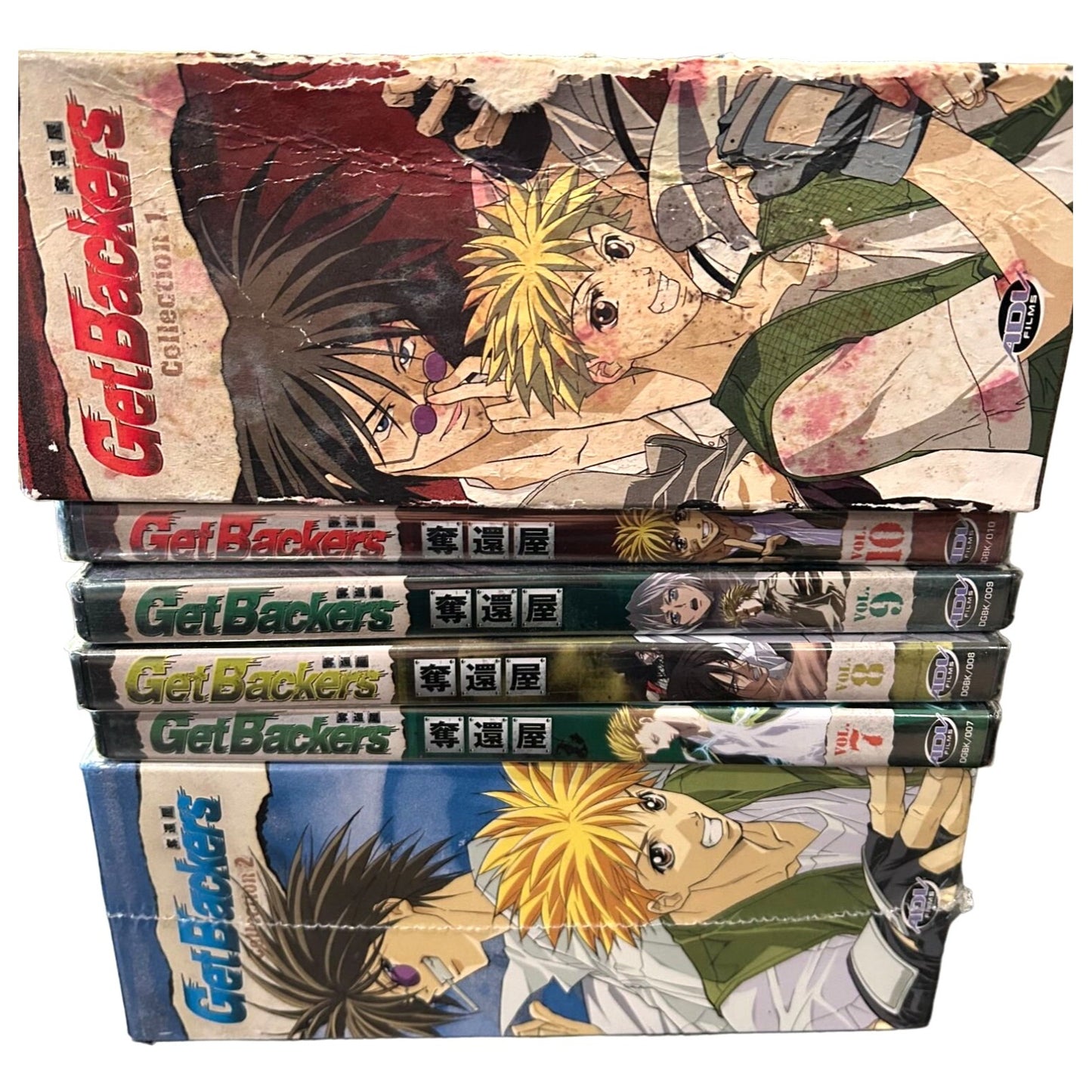 GetBackers Collection 1 & 2 Box Sets Japanese Anime Series Volume 1-10