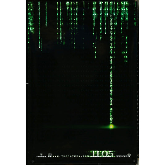The Matrix Revolutions 2003 Original Holofoil Movie Poster 27x40 3D Effect EM217