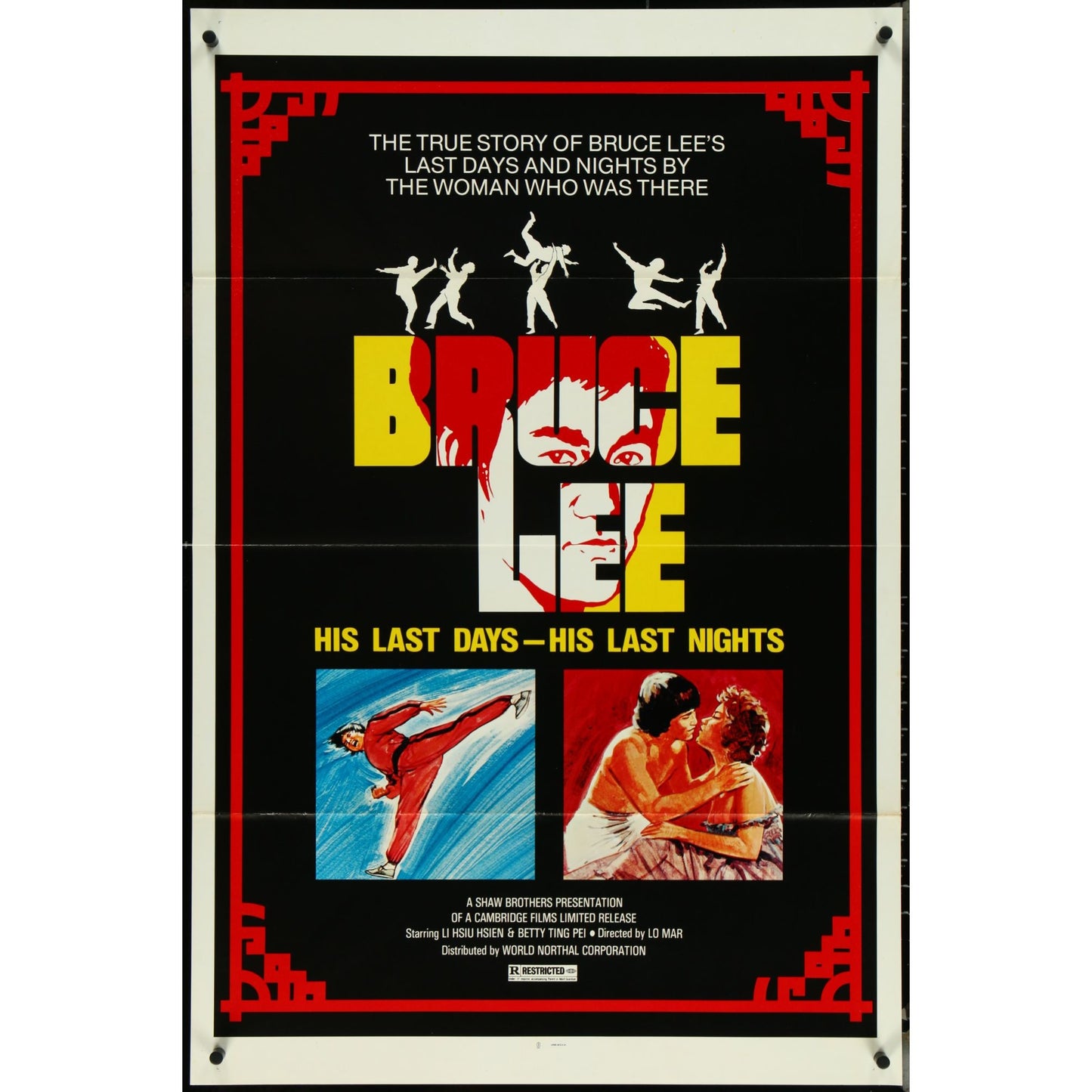 Lot of 32 Tri-Folded Kung-Fu One-Sheet Original Movie Posters 70s & 80s EM2A12