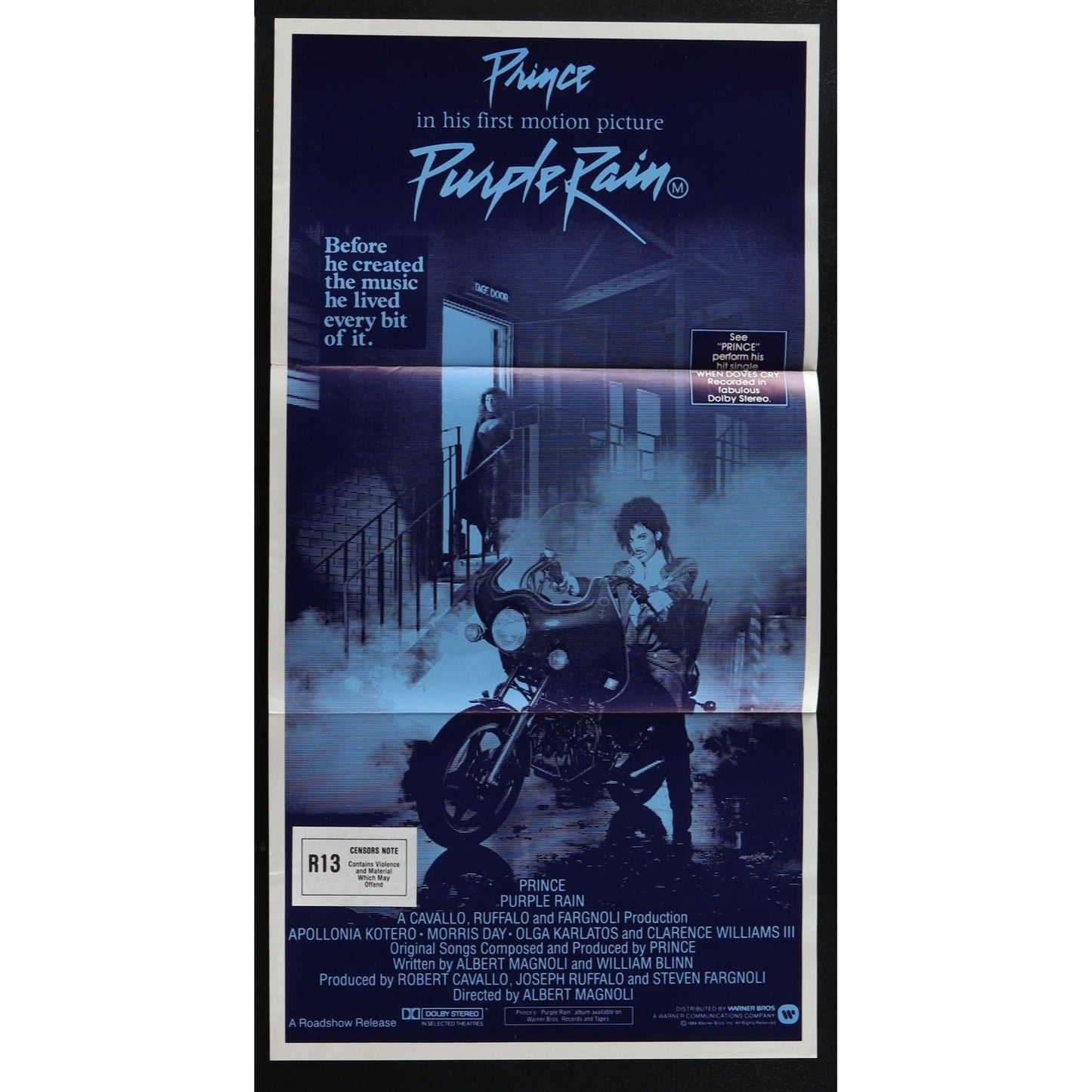 Purple Rain (1984) Original Daybill Movie Poster