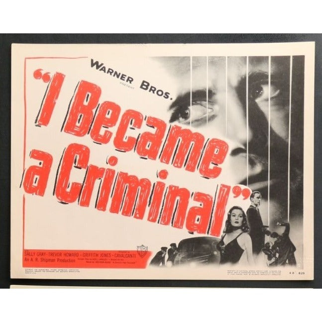 I Became a Criminal (1947) Original Lobby Card Movie Poster 11x14