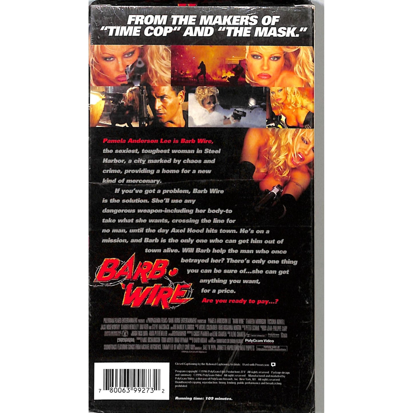 Barb Wire (1996) BRAND NEW SEALED PAMELA ANDERSON VHS