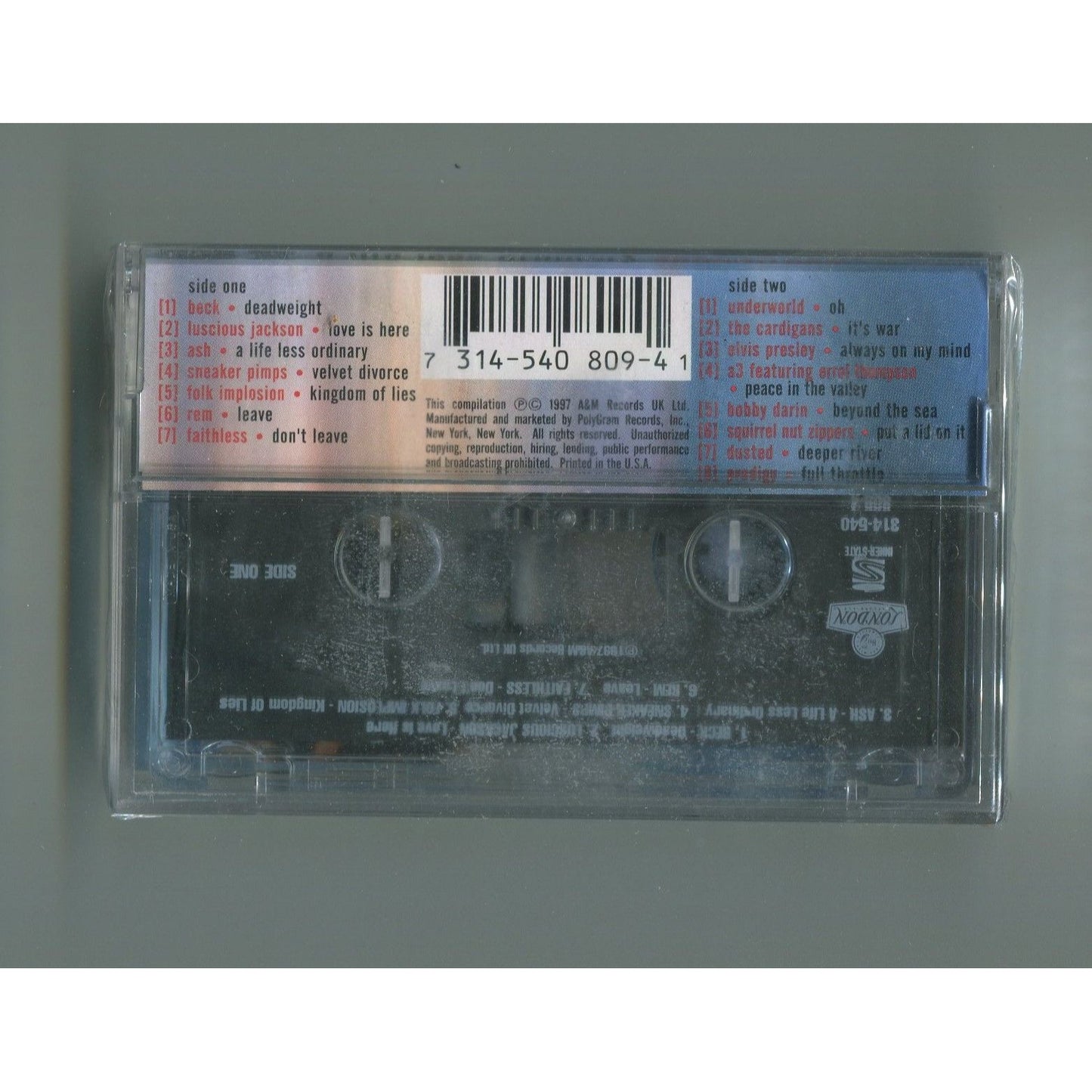 a life less ordinary Cassette Tape NEW SEALED UNUSED