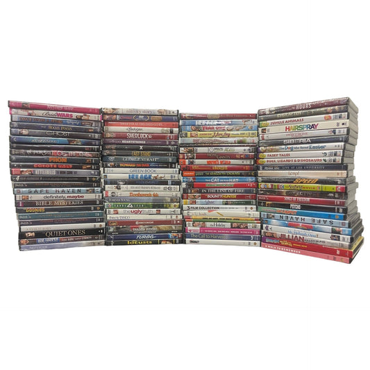 BULK LOT 94 Brand New Sealed DVDs Movies, TV, Documentaries Multi-Genre SG2-12