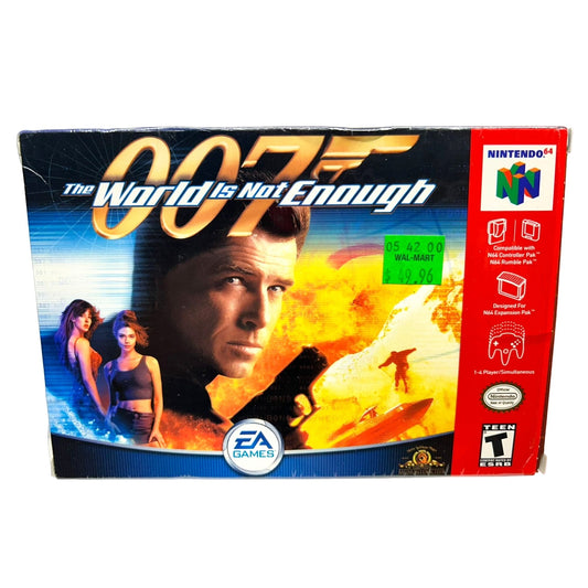 007: The World Is Not Enough (Nintendo 64, 2000) N64 Complete CIB TESTED WORKING