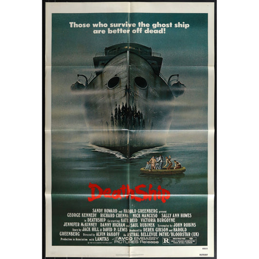 Death Ship (1980) Original Alvin Rakoff Horror Movie Poster Folded 27x41 EM4-58