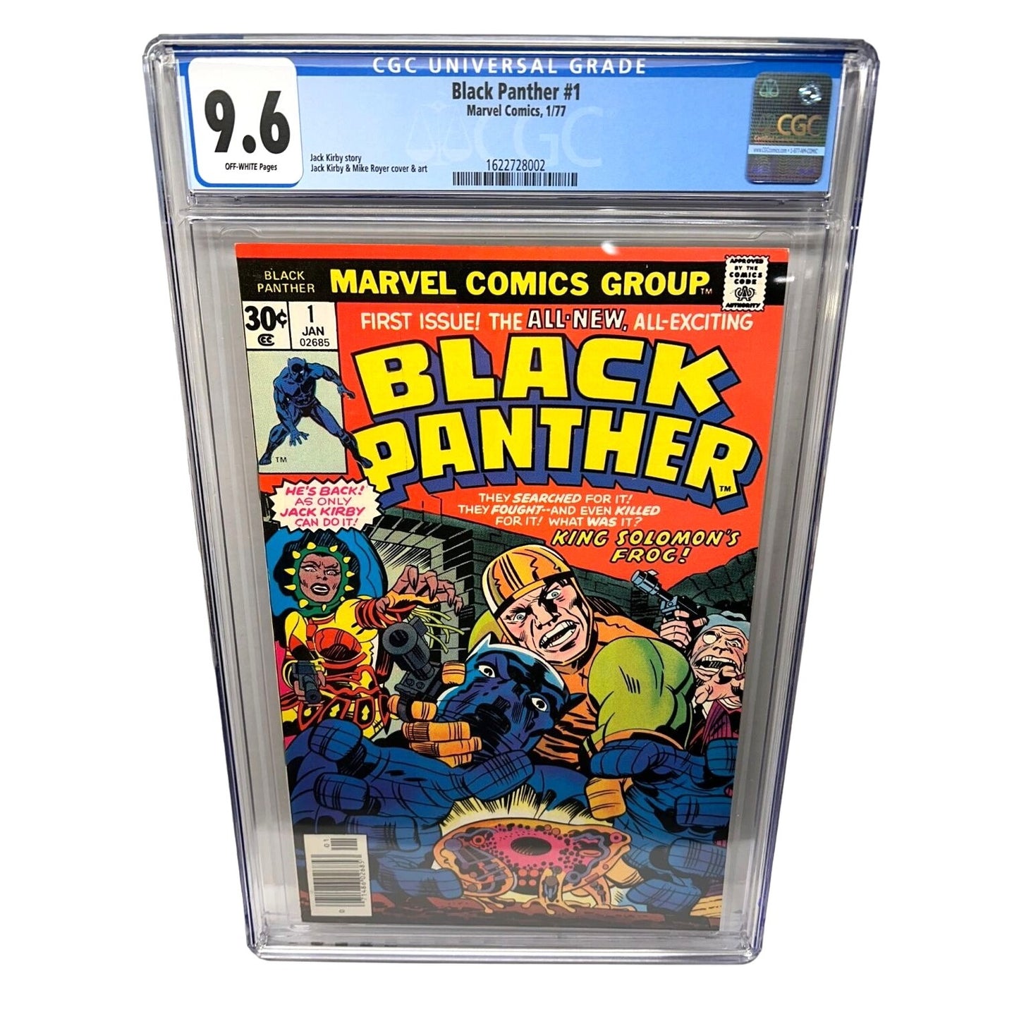 Black Panther #1 CGC 9.6 (1977) Marvel Comics 1st Black Panther Solo Jack Kirby