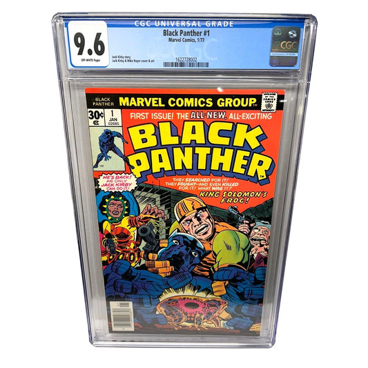 Black Panther #1 CGC 9.6 (1977) Marvel Comics 1st Black Panther Solo Jack Kirby