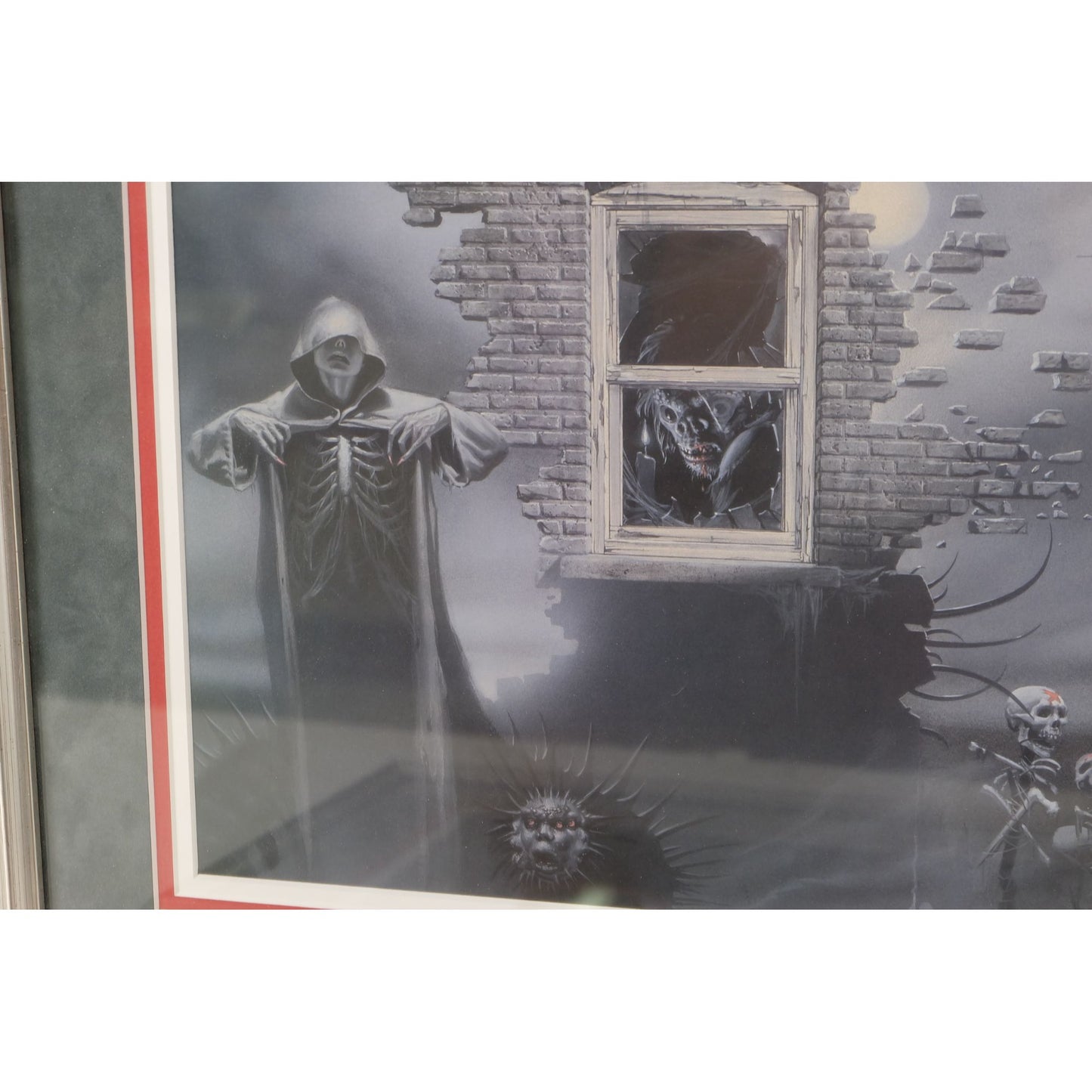 H.P. Lovecraft Lot of 2 Framed/Matted Prints Used for Book Cover Art
