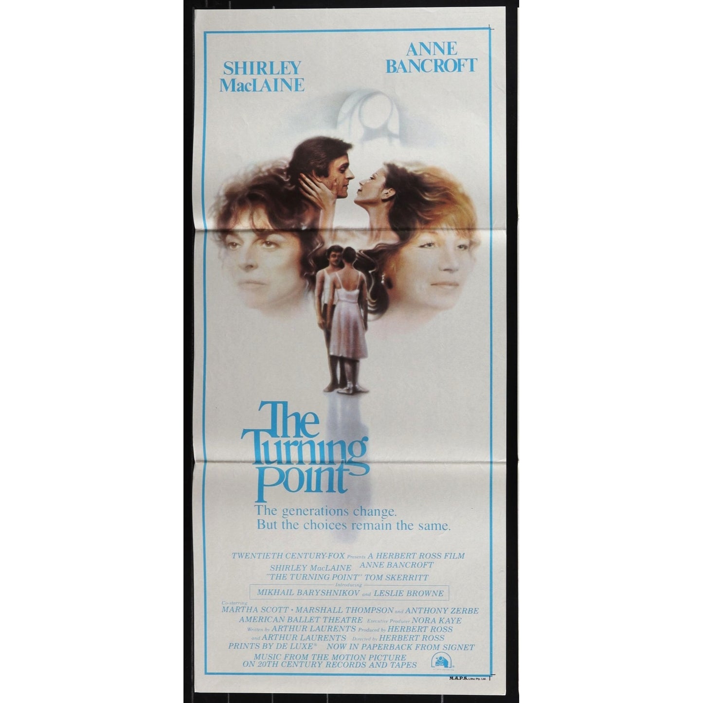 The Turning Point (1977) Original Australian Daybill Movie Poster