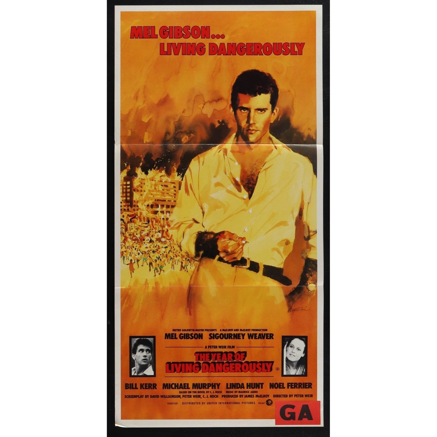 The Year of Living Dangerously (1982) Original Daybill Movie Poster