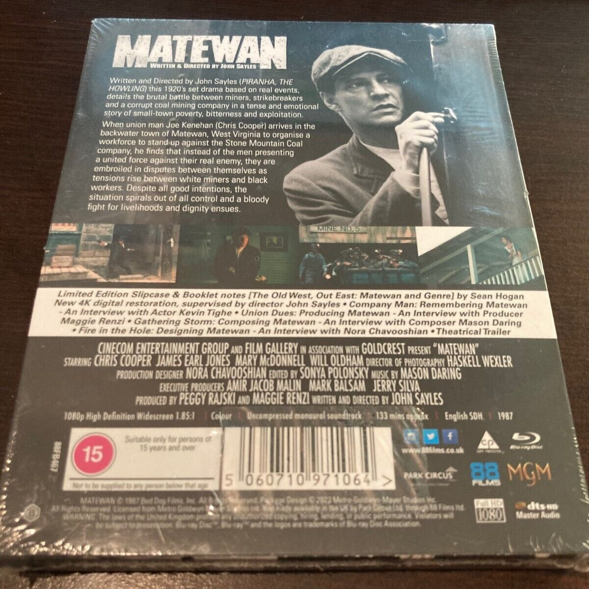 Matewan Limited Edition Slipcase Region B Blu-ray 88 Films UK