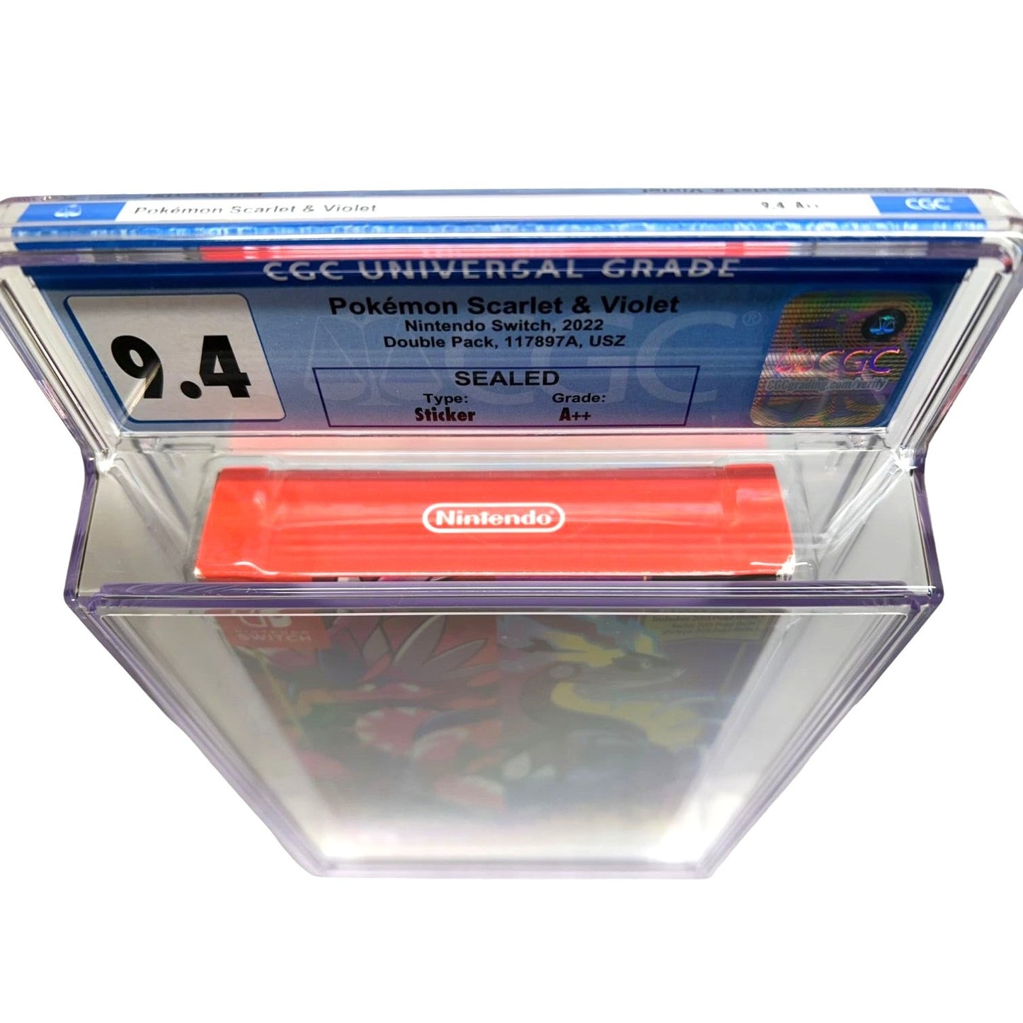 Pokémon Scarlet & Violet Nintendo Switch 2022 CGC Graded 9.4 Sealed A++ Pokemon