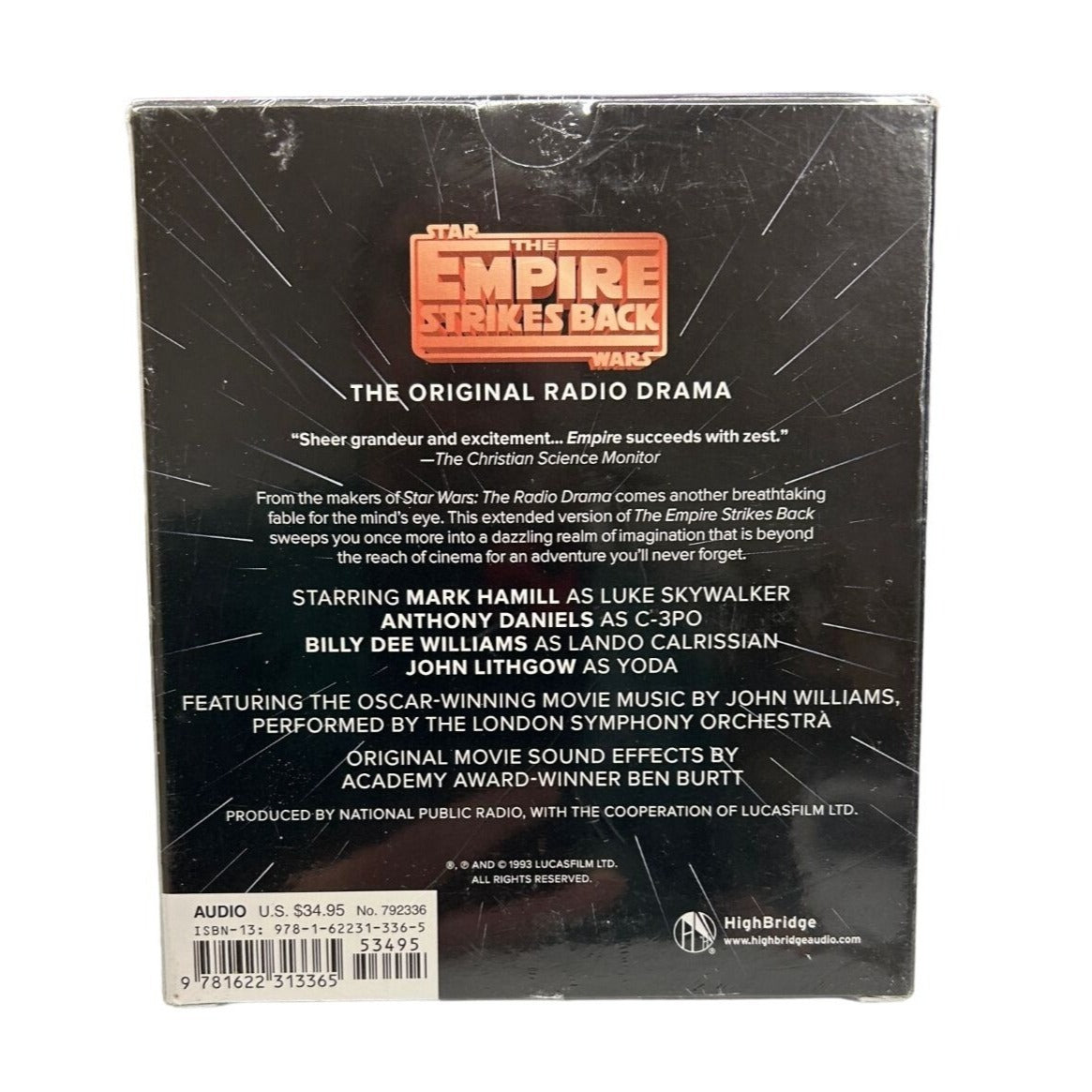 Star Wars The Empire Strikes Back The Original Radio Drama 10 Episodes on 5 CDs