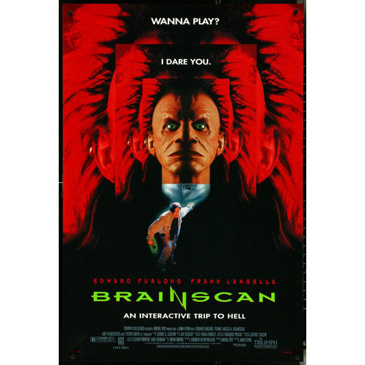Brainscan (1994) Original Movie Poster Rolled 27x40 Edward Furlong EM2-9