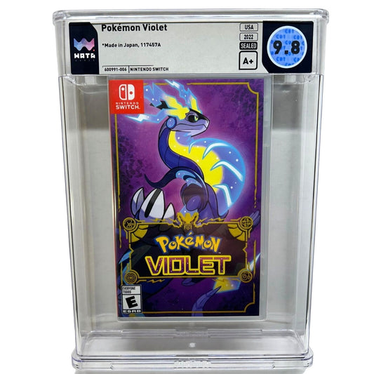 Pokémon Violet (2022) Nintendo Switch Wata Graded 9.8 MINT Sealed A+ Pokemon