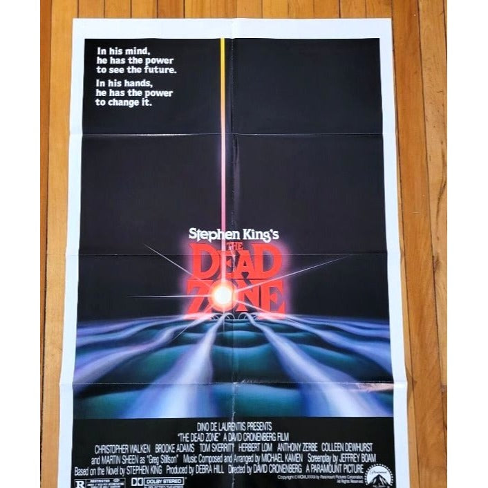 The Dead Zone (1983) Original Movie Poster 27x41 Folded Christopher Walken